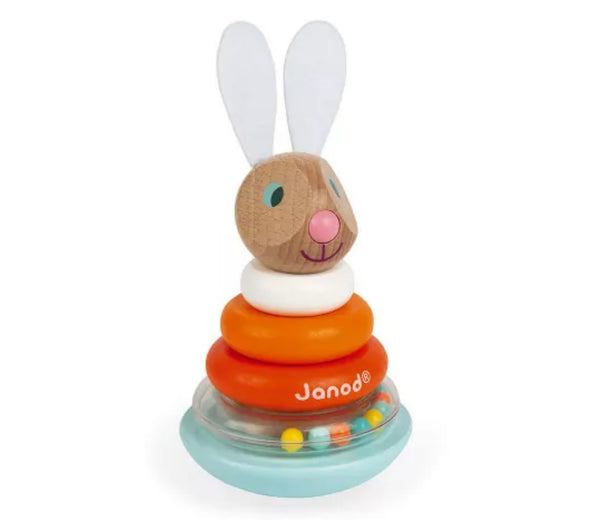 Janod Latin Stackable Roly Poly Rabbit