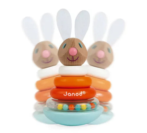 Janod Latin Stackable Roly Poly Rabbit