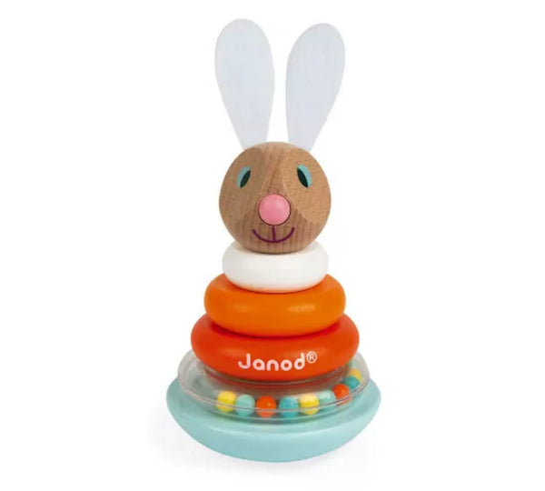 Janod Latin Stackable Roly Poly Rabbit