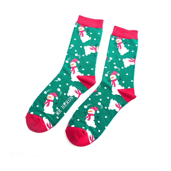 Mr Heron Christmas Socks Box