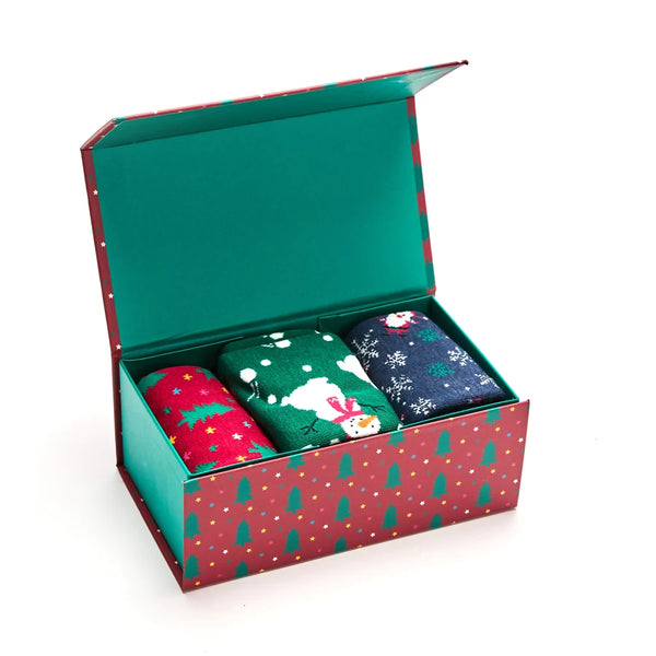 Mr Heron Christmas Socks Box